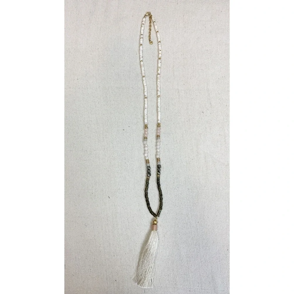 Stella & Dot Antonia Tassel necklace